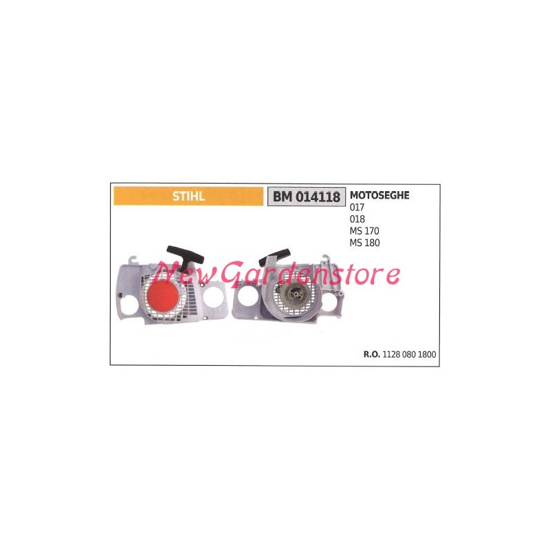 STIHL démarreur moteur tronçonneuse 017 018 ms 170 180 014118