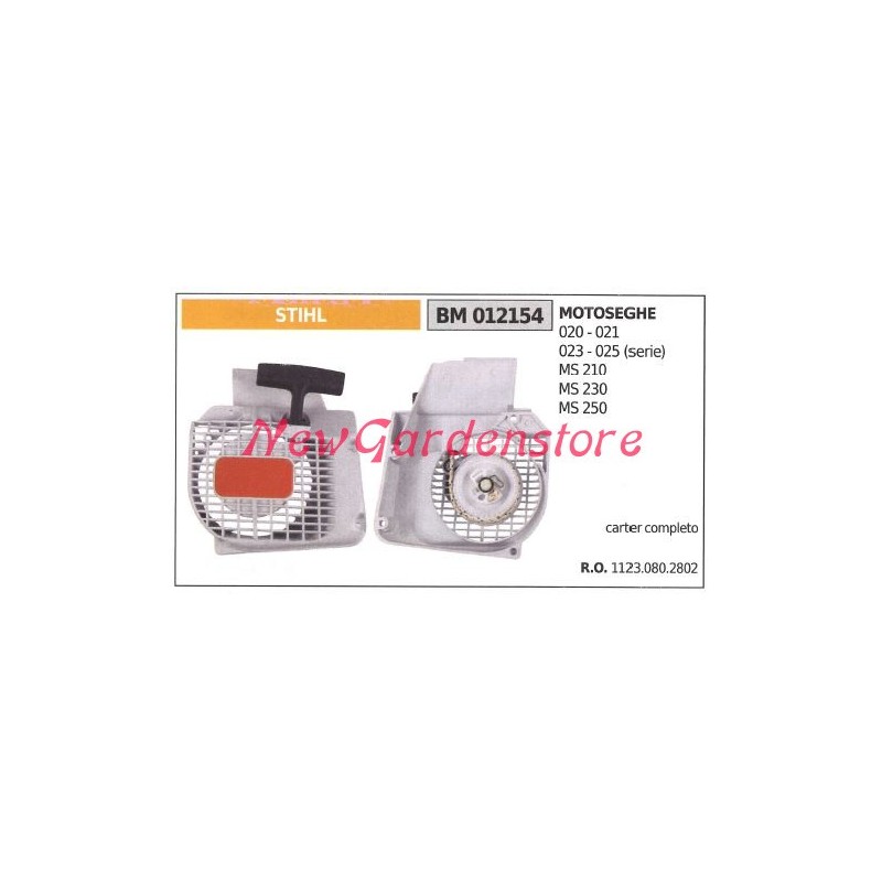 Arrancador motor motosierra STIHL 020 021 023 025 012154