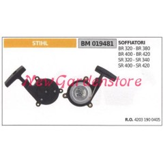 Arranque motor STIHL soplador BR 320 380 400 420 SR 320 340 400 019481