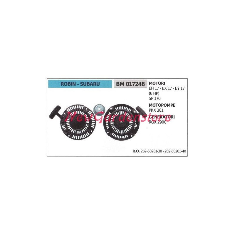 Starten SUBARU Motorpumpe PKX 301 Generator RGX 2900 017248