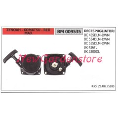 Starting up ZENOAH brushcutter motor BC 435DLM DWM 009535