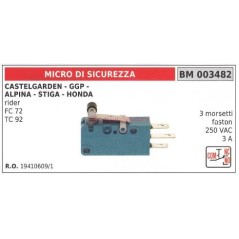 Micro interruttore di sicurezza CASTELGARDEN rider FC 72 TC 92 003482 | Newgardenstore.eu