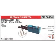 Micro interrupteur de sécurité CASTELGARDEN rider TC 102 004661 | Newgardenstore.eu