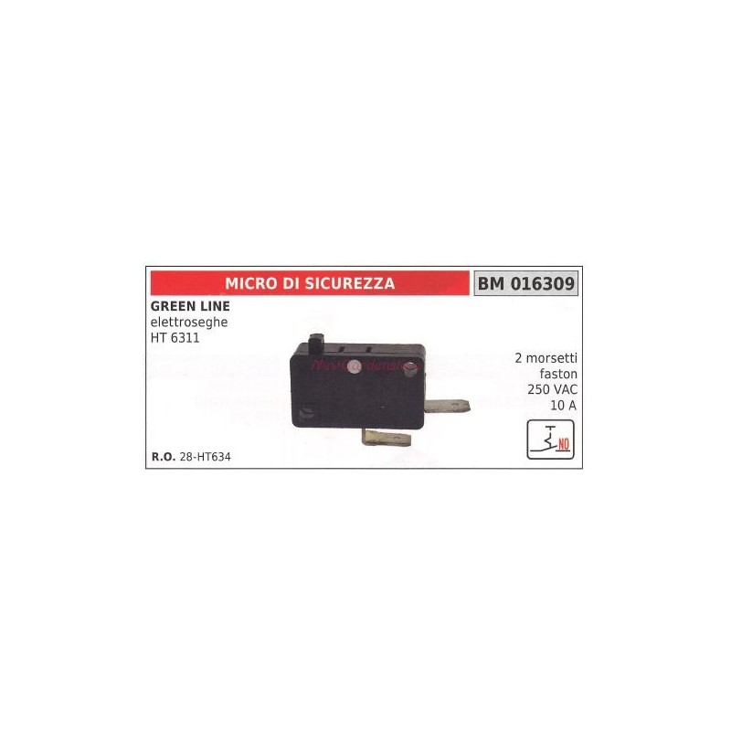 Micro interrupteur de sécurité GREEN LINE scie électrique HT 6311 016309