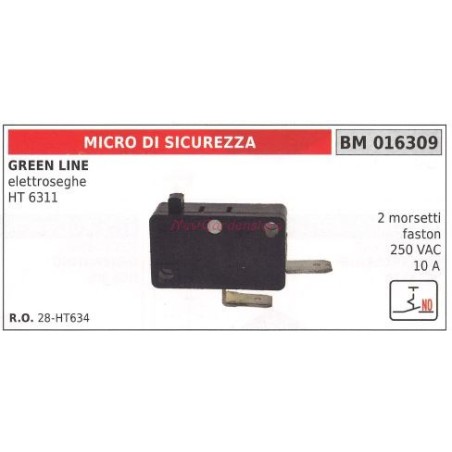 Micro safety switch GREEN LINE electric saw HT 6311 016309 | Newgardenstore.eu