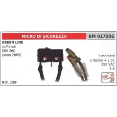 Microinterruptor de seguridad GREEN LINE soplador EBV 260 (2009) 017006 5299 | Newgardenstore.eu