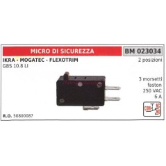 IKRA safety micro switch GBS 10.8 Lt 2 positions 023034 | Newgardenstore.eu