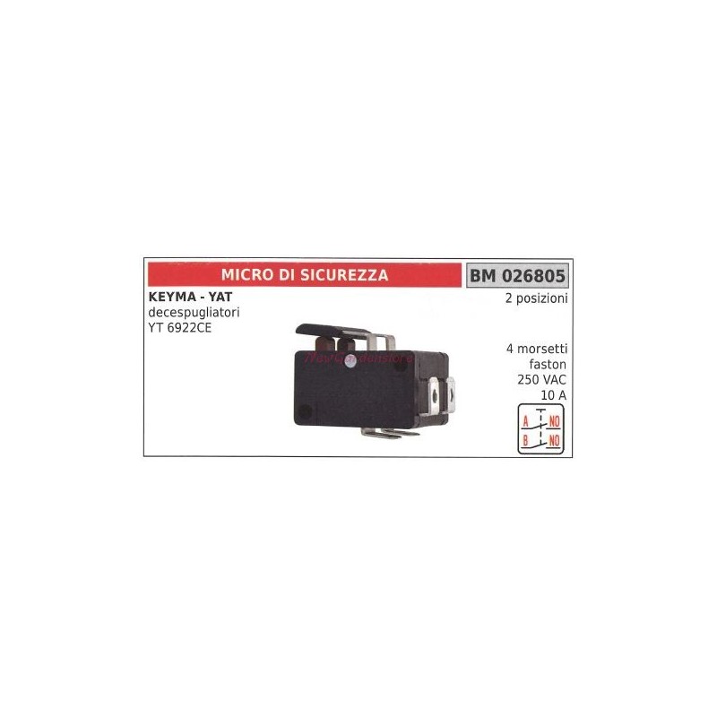 Micro safety switch KEYMA brushcutter YT 6922CE 026805