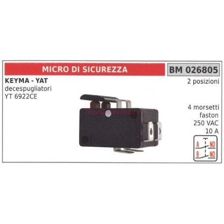 Safety Micro switch KEYMA brushcutter YT 6922CE 026805