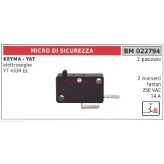 Micro-interrupteur de sécurité KEYMA pour tronçonneuse YT 4334 EL 022794