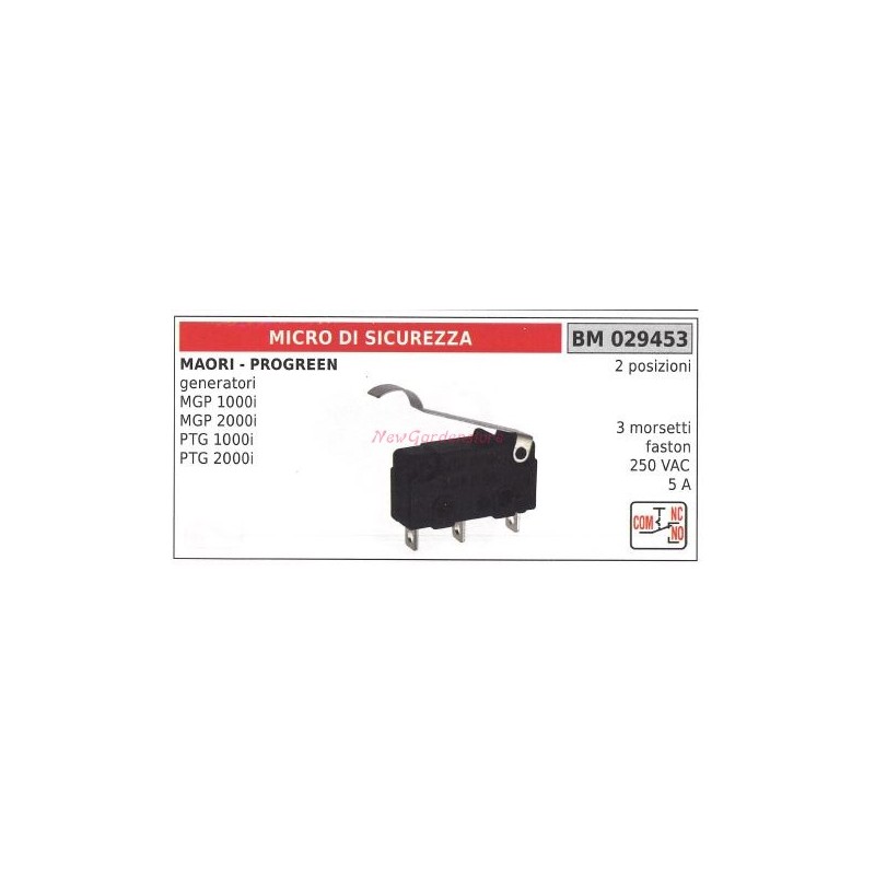 Micro interruttore di sicurezza MAORI generatore MGP PTG 1000i 2000i 029453