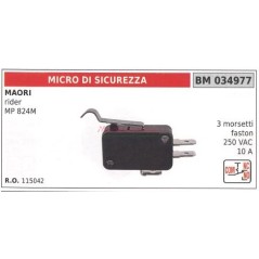 Microinterruptor de seguridad MAORI MP 824M 3 terminales faston 034977