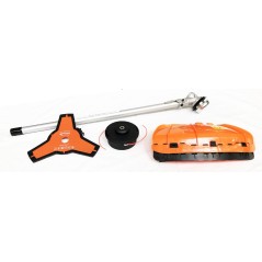 Brushcutter module for multifunction with 3-blade disc guard and head