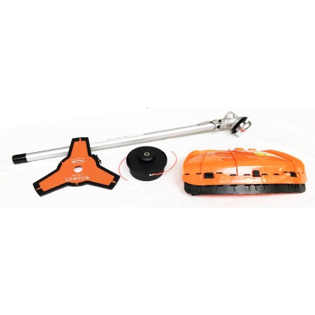 Brushcutter module for multifunction with 3-blade disc guard and head | Newgardenstore.eu