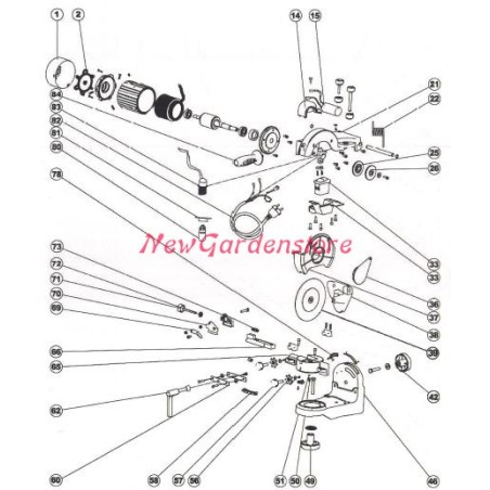 Meule à chaîne 145x4.7mm professionnel noir NEW GARDEN STORE 008284 | Newgardenstore.eu