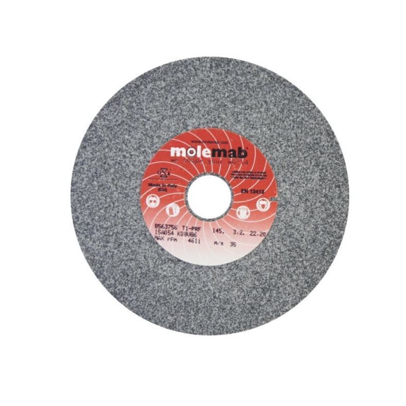 GRAY CORUNDUM DISC WHEEL 145x3,2x22 mm 550085