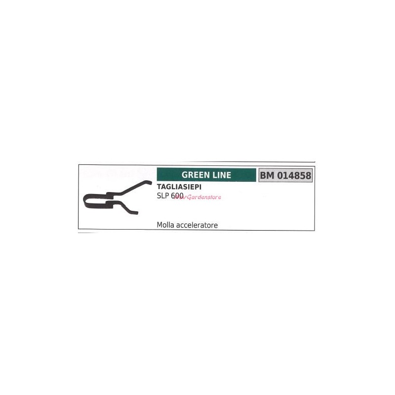 GREENLINE throttle spring SLP 600 hedge trimmer 014858