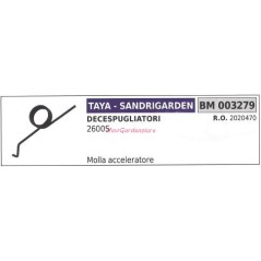 Molla acceleratore TAYA decespugliatore 2600S 003279 | Newgardenstore.eu