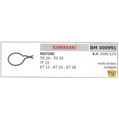 KAWASAKI Starterzugfeder für Freischneider TD24 - TD33 92081-2274