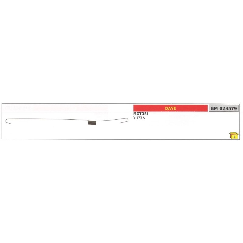 Rev-regulator rod DAYE for Y 173 V motor 023579