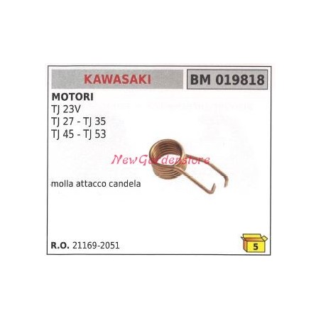 Capuchon de bougie à ressort Capuchon de connecteur KAWASAKI silencieux TJ 23V TJ 27 019818 | Newgardenstore.eu