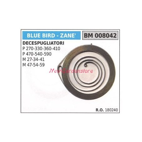BLUE BIRD muelle de arranque desbrozadora P 270 330 360 410 470 470 540 590 008042 | Newgardenstore.eu