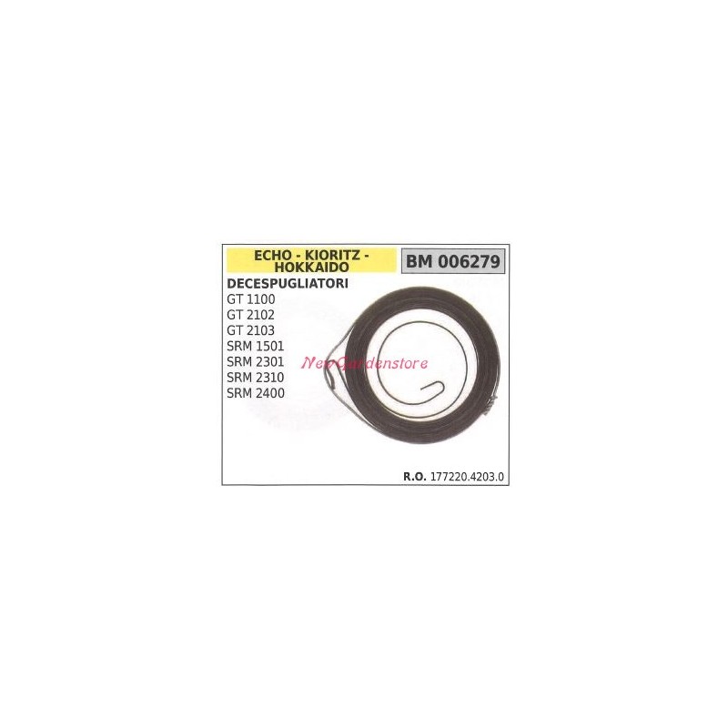 ECHO muelle de arranque GT 1100 2102 2103 SRM 1501 2301 006279