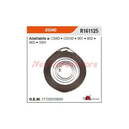 ECHO Anlasserfeder CSS60 Kettensäge 100 801 802 900 1001 R161125 | Newgardenstore.eu