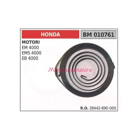 Molla avviamento HONDA generatore EM 4000 EMS 4000 EB 4000 010761 | Newgardenstore.eu