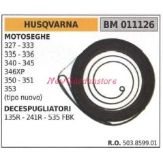 Ressort pour tronçonneuse HUSQVARNA 327 333 335 336 340 345 346XP 350 351 011126