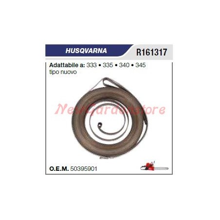 Ressort de démarrage HUSQVARNA pour tronçonneuse 333 335 340 345 nouveau type R161317 | Newgardenstore.eu