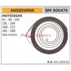 Ressort de démarrage HUSQVARNA pour tronçonneuse 61 66 162 181 266 268 272 281 288 000474 | Newgardenstore.eu