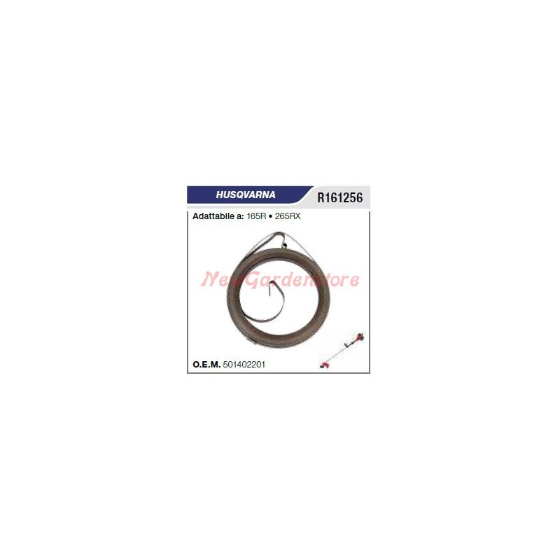 HUSQVARNA muelle de arranque cortacésped 165R 265RX R161256