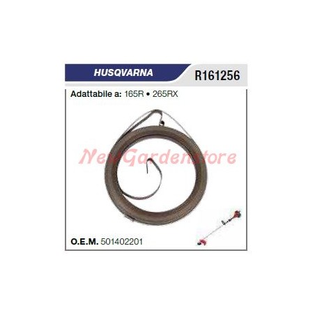 HUSQVARNA ressort de démarrage tondeuse 165R 265RX R161256 | Newgardenstore.eu