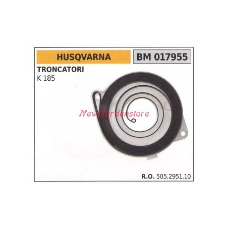 HUSQVARNA starter spring for cut-off saw K 185 017955 | Newgardenstore.eu