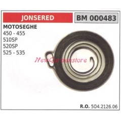 Muelle de arranque de motosierra JONSERED 450 455 510SP 520SP 525 535 000483 | Newgardenstore.eu