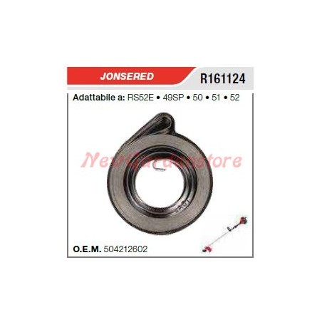 Ressort de démarrage JONSERED tronçonneuse RS52E 49SP 50 51 52 R161124 | Newgardenstore.eu