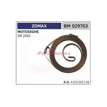 Muelle de arranque ZOMAX para desbrozadora ZM 2000 029703 | Newgardenstore.eu