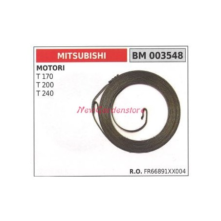 Muelle del motor de arranque MITSUBISHI desbrozadora T 170 200 240 003548 | Newgardenstore.eu