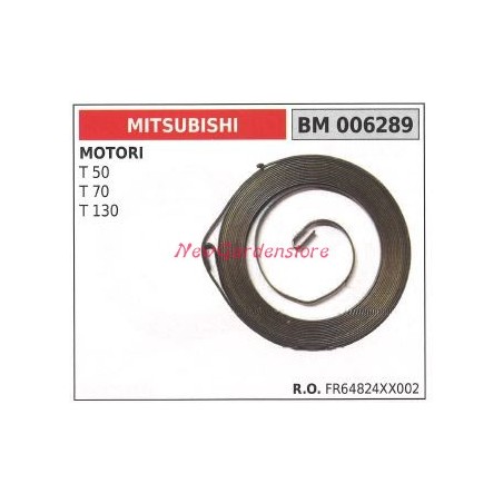 Starter spring MITSUBISHI brushcutter T 50 70 130 006289 | Newgardenstore.eu