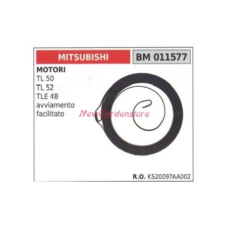 Muelle de arranque MITSUBISHI desbrozadora TL 50 52 TLE 48 011577 | Newgardenstore.eu