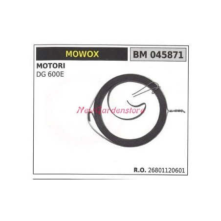 MOWOX ressort de démarrage tondeuse DG 600E 045871 | Newgardenstore.eu