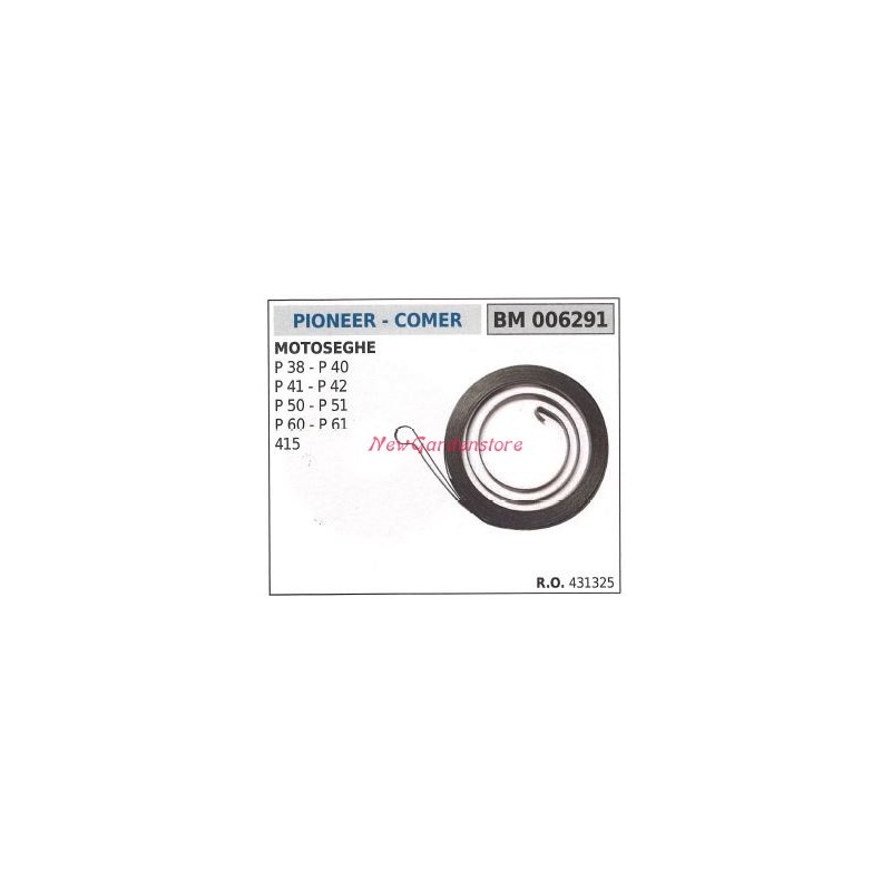 Molla avviamento PIONEER motosega P 38 40 41 42 50 51 60 61 415 006291