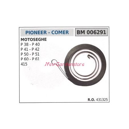 Ressort de démarrage pour tronçonneuse PIONEER P 38 40 41 42 50 51 60 61 415 006291 | Newgardenstore.eu