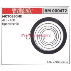 Molla avviamento SHINDAIWA motosega 415 450 tipo vecchio 000472