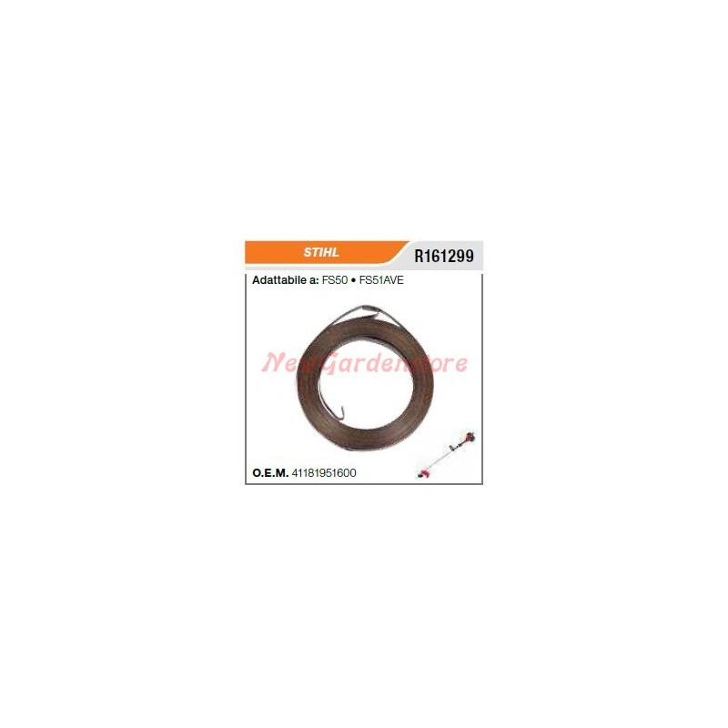 Muelle de arranque desbrozadora STIHL FS50 FS51AVE R161299