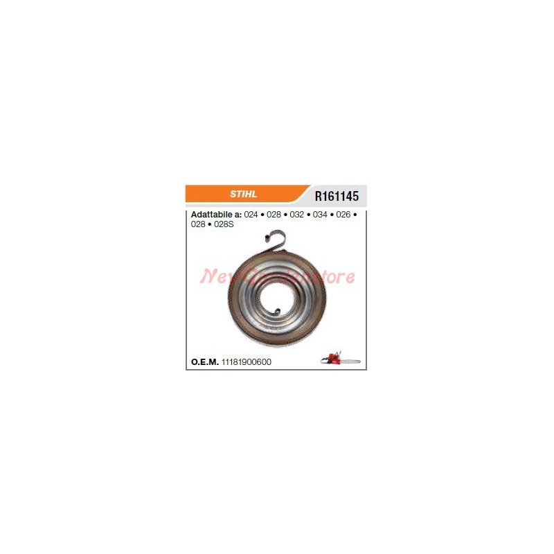 Muelle de arranque de motosierra STIHL 024 028 032 034 026 028 028s R161145