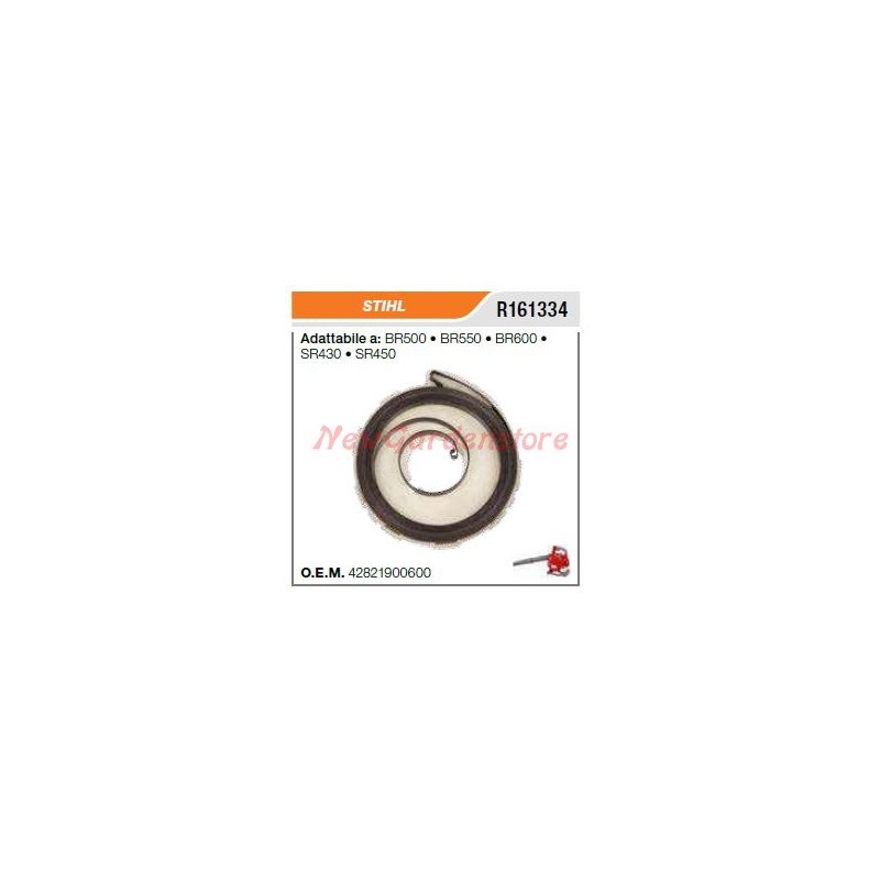 MUELLE DE ARRANQUE STIHL BR500 550 600 SR430 450 soplador R161334