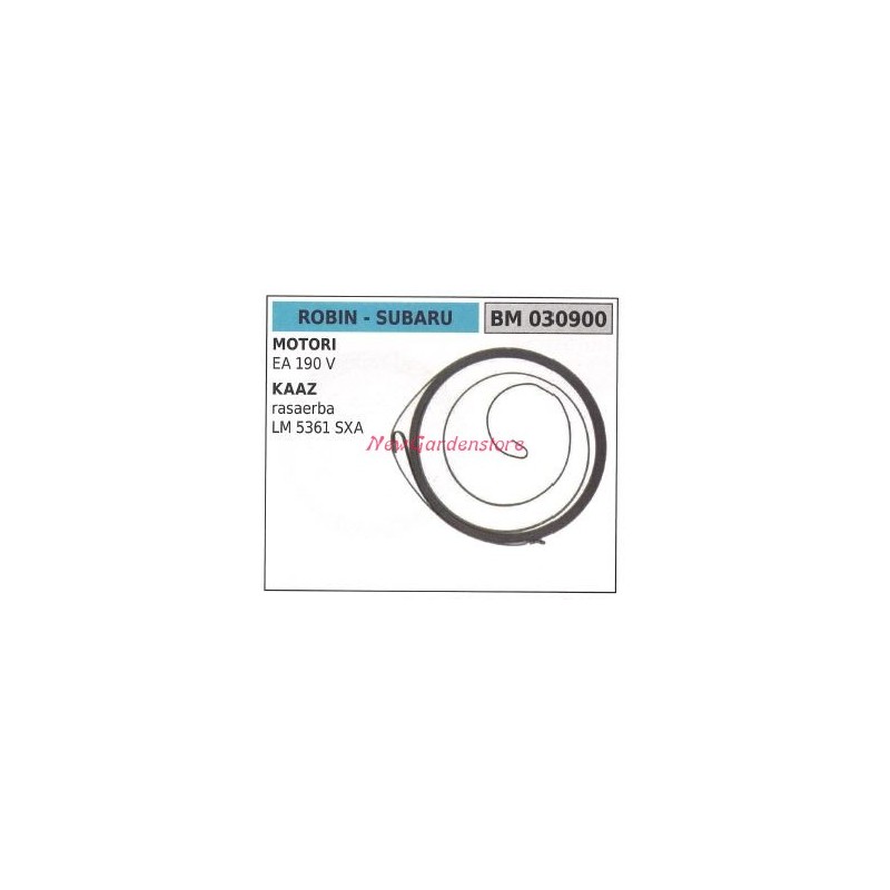 SUBARU lawnmower mower starter spring EA 190V 030900