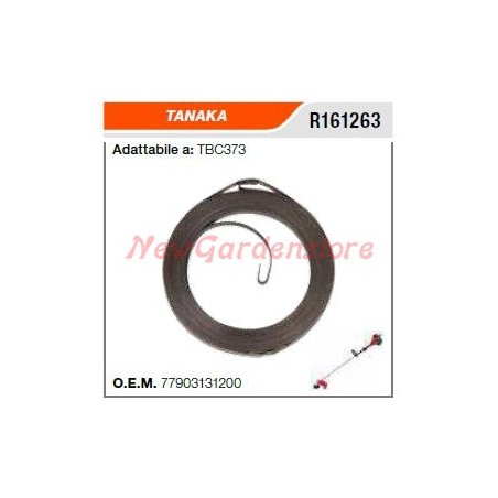 Ressort de démarrage TANAKA pour débroussailleuse TBC373 R161263 | Newgardenstore.eu